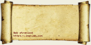 Žanka Jakovljević vizit kartica